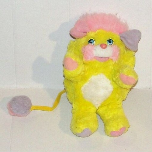 Peluche popples jaune - popples,