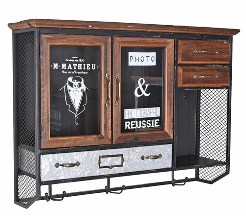 Armoire murale rétro - armoire,