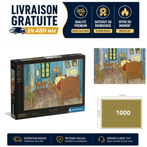 Clementoni puzzle 1000 pièces - clementoni,