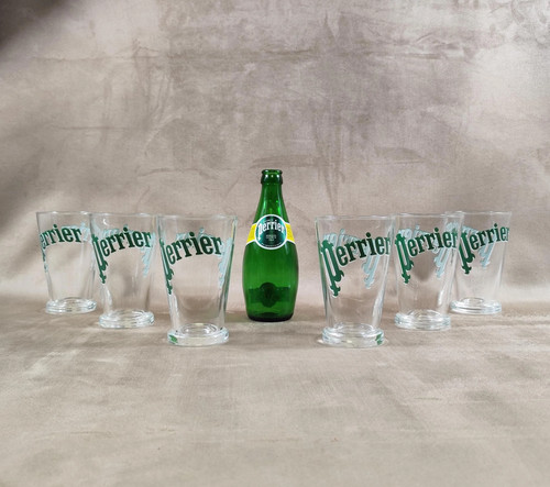 Lot verres perrier - 6,