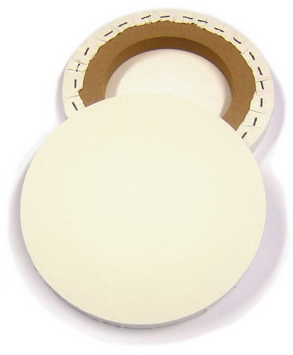 Toile circulaire vierge ronde - circulaire,