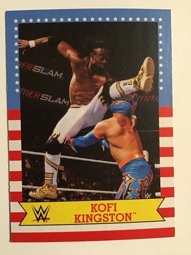 Kofi kingston wwe 2017 topps - kofi,