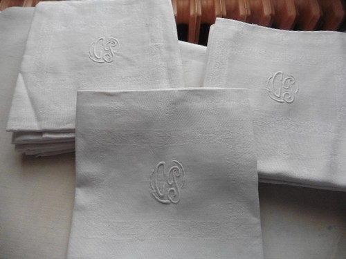 Anciennes serviettes de - serviettes,