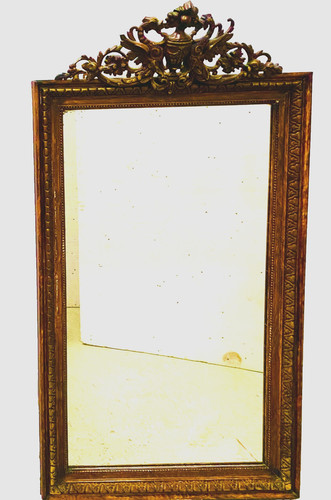 Miroir stuc coquille - à,