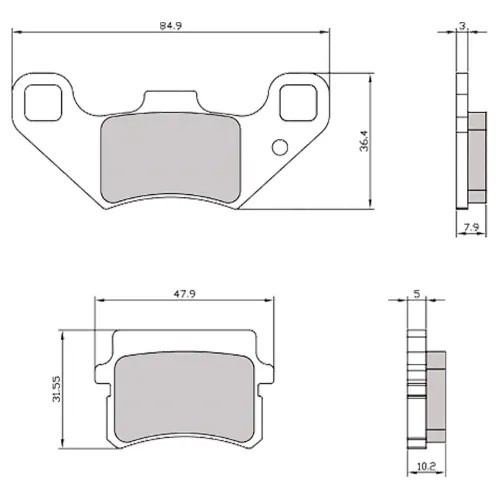 Rms plaquettes de - (paire),