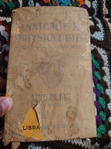 Livre ancien anatomie - livre, et