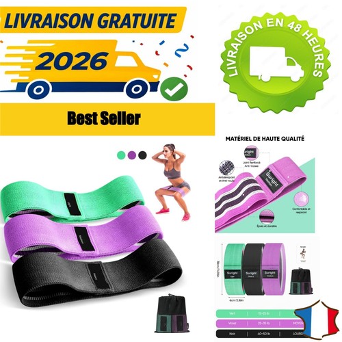 Bandes élastiques fitness - , en
