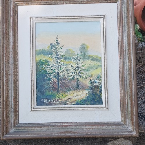 Franchet tableau huile sur - a.,