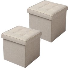 Lot de 2 Tabouret Cube de