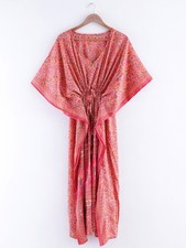 Vintage Soie Sari Caftan