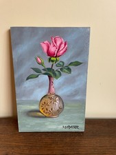 Tableau Ancien huile sur panneau  J.B Maurice VECKER (1899-1988) nature morte