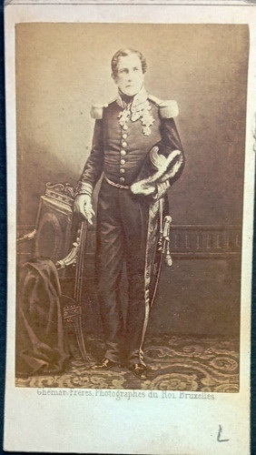 Cdv roi des belges - cdv, léopld