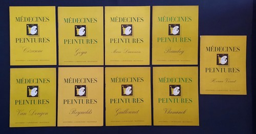 Lot médecines peinture 9 - peinture,