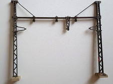 JV HO Portique Poteaux Double Pour Catainer 3 Voies   1:87 1/87