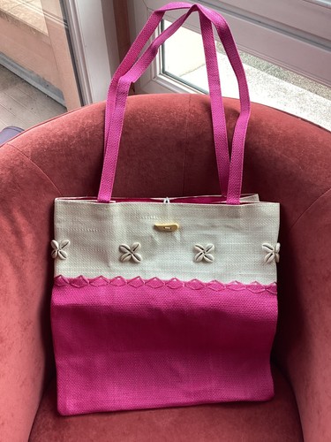 Grand sac plage fushia - sac,