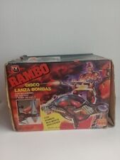 RARE! WITH BOX RAMBO DISCO LANZA BOMBAS Jocsa Argentina NO COLECO
