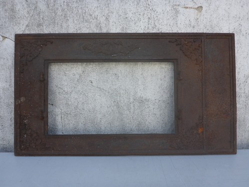 Vieux plaque four avec - vieux, de