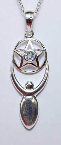 Pendentif design topaze - pendentif, en