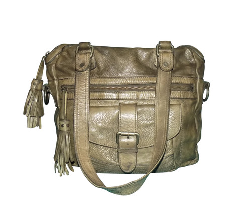 Sac ikks cuir gris vison - sac,