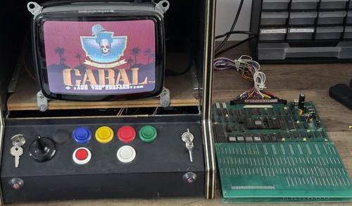 Cabal pcb jamma arcade - cabal,