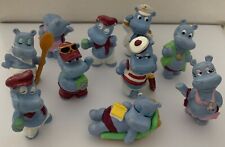 Kinder - Lot of 10 Hippo Figures on Holiday (Ferrero) 90s
