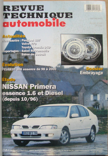 Revue technique nissan primera - technique,
