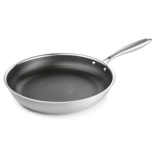 Inox poêle frire - poêle,
