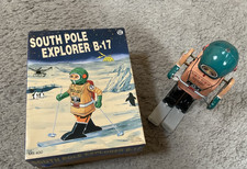 Jouet ancien mécanique-Skieur