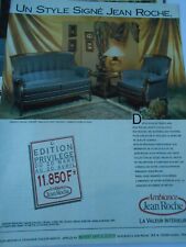Advertising 1991 Ambiance Jean Roche Un style armchair living room