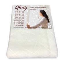 Giusy White curtain - paire de