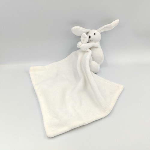 Doudou lapin blanc - , mouchoir