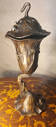 Brule encens bronze art - bronze,