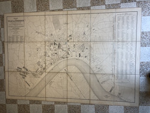 Plan ville de bordeaux - la,