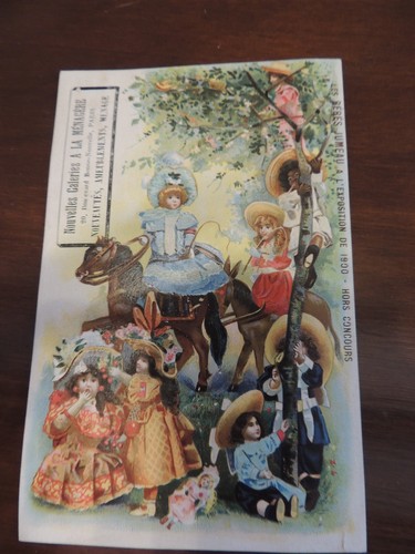Rare carte postale poupée - carte,