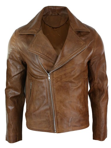 Veste cuir véritable pour - en,