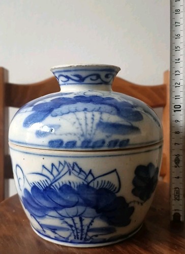 Vietnam pot couvert décor - , en