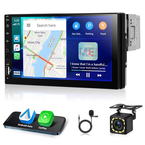 Carplay 1din car stéréo - 1din,