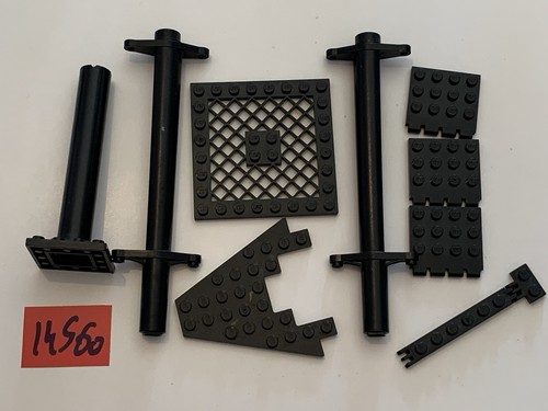 Lot pièces lego noires - lot,