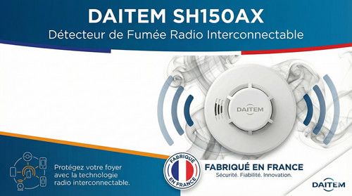 Daitem sh150ax détecteur - daitem,