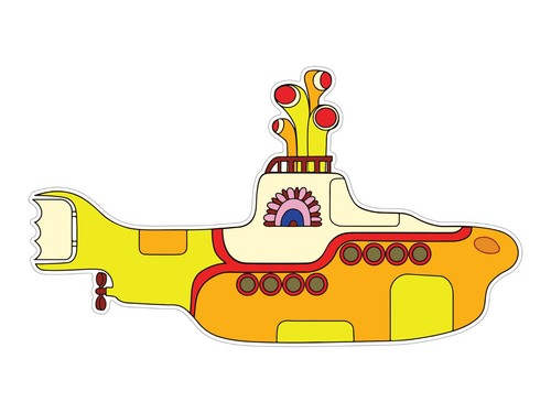 Yellow submarine beatles - yellow,