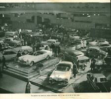 Antique 1954 American Car Stands Overview Magazine Document