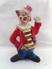 ancien Clown en terre cuite