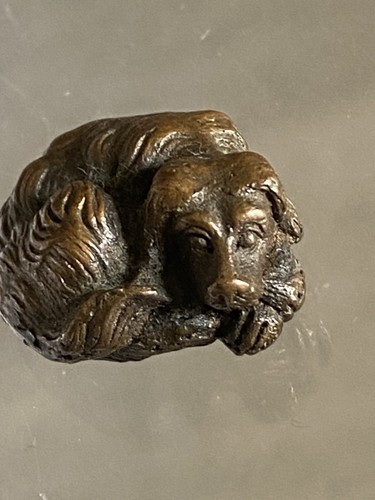 Bronze animalier ancien - ancien, chien