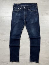 Levi’s 511 Dark Blue Denim Jeans Men’s Slim Fit Faded Trousers