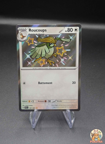 Carte pokémon roucool - carte,