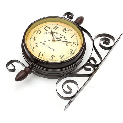Horloge double face - face,