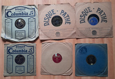 lot de 6 anciens 78 tours