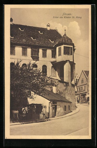 Carte postale füssen - füssen,, baie