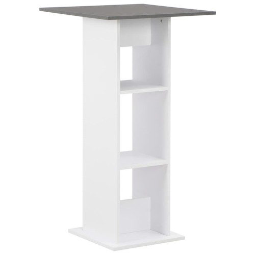 Table bar blanc béton - de, et
