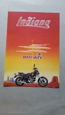 1986 Ducati Indiana 350 650 Genuine Original Motorcycle Brochure